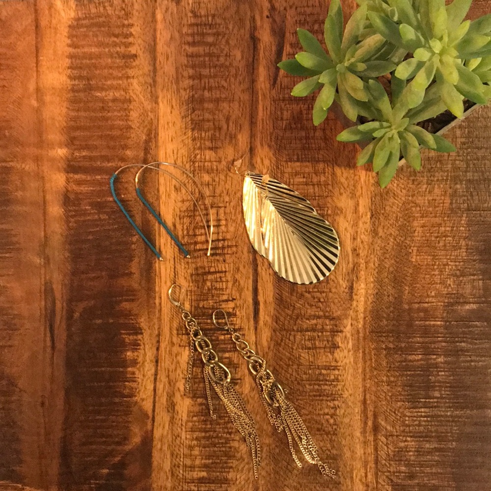 3 Pair of Earrings